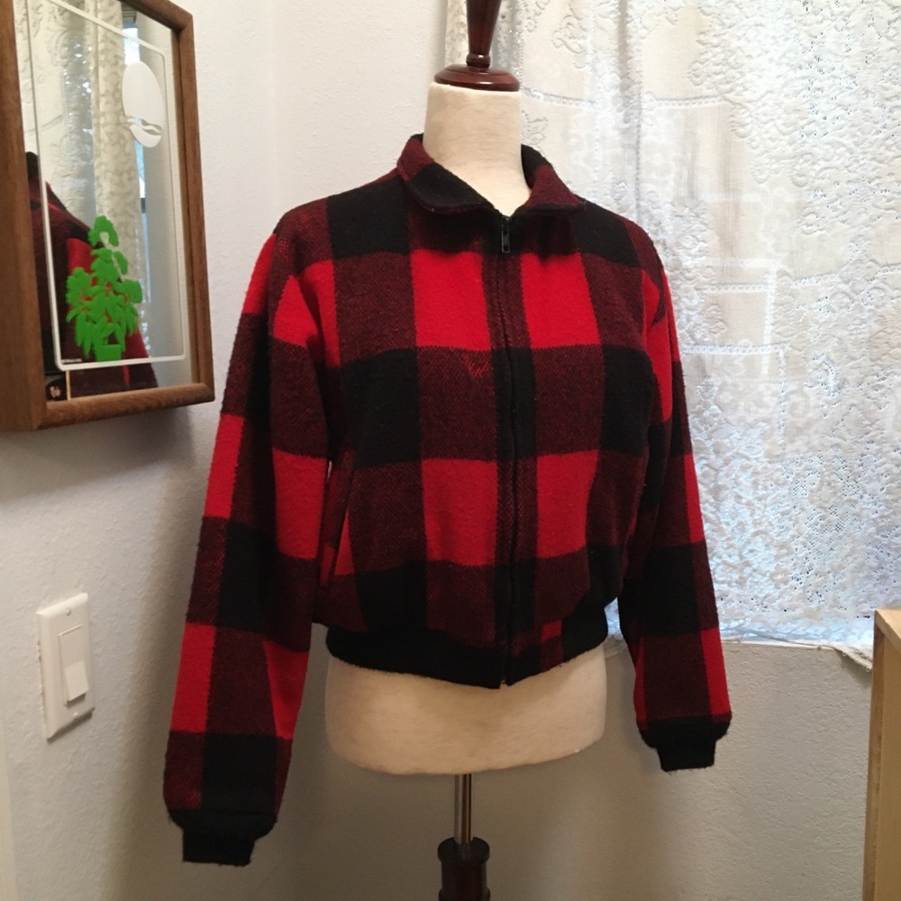 Woolrich women’s plaid coat